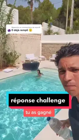 Répondre à @zeyxv9 #pool #piscine #challenge #reponse #eau #bouteille #soleil #sun #vacance