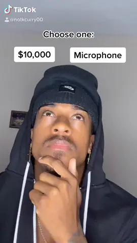 #pov I chose a microphone over $10,000 #fyp #xyzbca #foryoupage #InMyAEJeans #Mipan #UmbrellaChallenge #ChiliDogYum