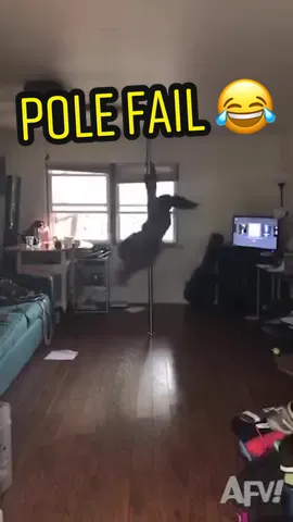how my week is going 😂 #afv #poledancing #fail