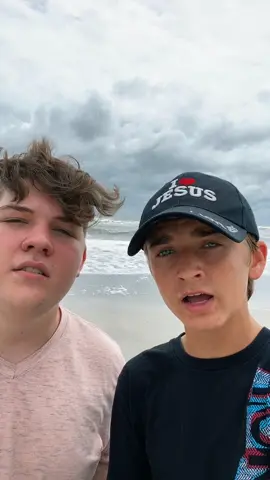 There may be a big storm headed our way but we serve a much bigger God! Praying that the storm heads straight out Into ocean  #fyp #singer #christian