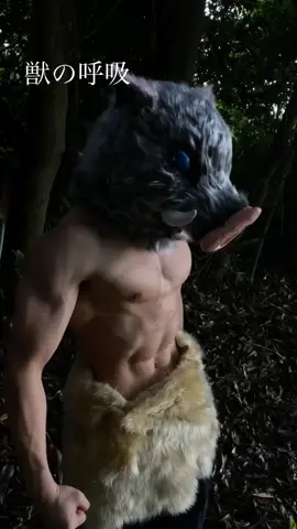 獣の呼吸　#鬼滅の刃 #鬼滅の刃コスプレ #伊之助 #伊之助コスプレ #筋トレ #減量 #トレーニング #damonslayer #inosuke #damonslayercosplays #inosukecosplay #workout