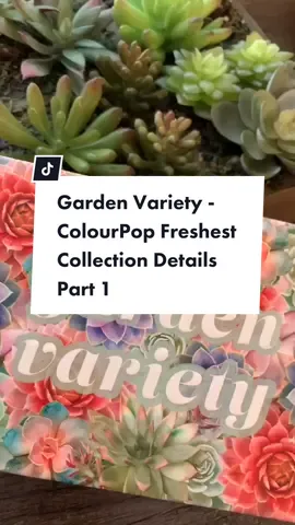 @colourpopco Garden Variety collection #colourpop #succulents #BeautyTips #makeupcheck #TikTokRecipe #foryou #fyp #makeup #budgetbeauty