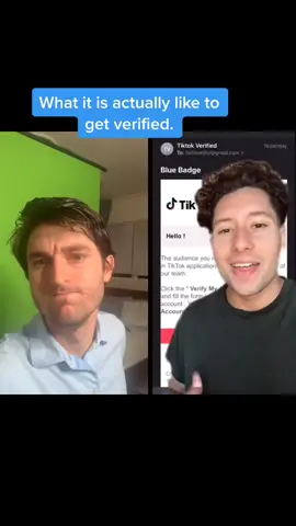 #duet with @velljko #greenscreen *what it looks like to get verified. #creators #verified #interesting #StrictlyCurls #cool #crazy