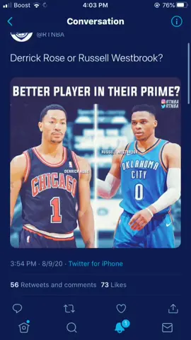 #fyp #foryou #NBA #derrickrose #russellwestbrook #basketball #tiktok #follow #trending #foryoupage
