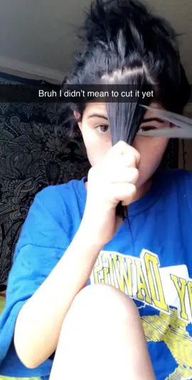 Damn them scissors really said 