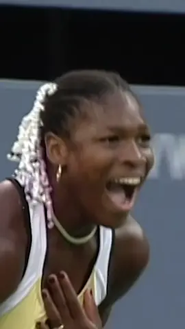 Remembering that time Serena Williams won her first US Open in 1999 🥰 #serenawilliams #tennis