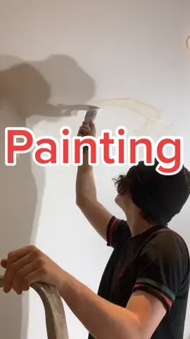 Prep for painting after leak into 3 rooms & teaching the apprentice! #painter #painting #apprentice #skills #ccmmanchester #tradie #DIY #selfemployed