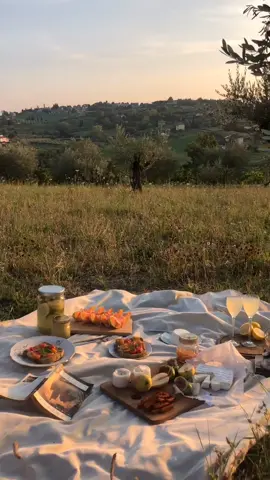 My ideal summer evening: having a picnic in an olive grove, hidden on an beautiful Italian hill ✨ #foryoupage #aesthetics #dreamy #picnic #italy