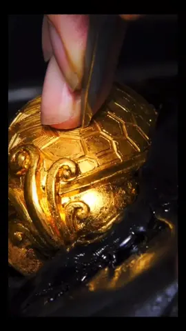 Gold lion#gold #handicraft #fyp