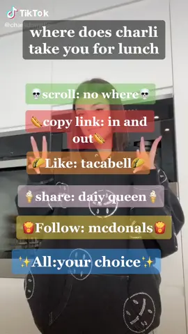 where does charli take you for lunch • @charlidamelio • #foryoupage • viral •