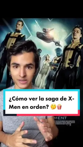 ¿Cómo ver las películas de X-Men en orden? 🤔🍿 #marvel #xmen #wolverine #peliculas #superheroes #cine #SabiasQue