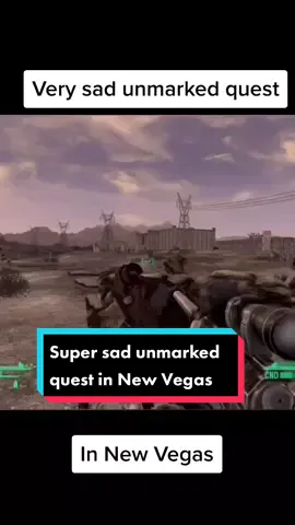 I always try to do all the unmarked quests.  #mojavewasteland #fallout #fyp #falloutnewvegas