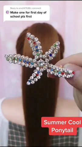 Reply to @ana247538 cool ponytail for black school,do you like?#blackschool #foryou #fyp #tiktok #easyhairstyle2020 #ponytailhairstyle