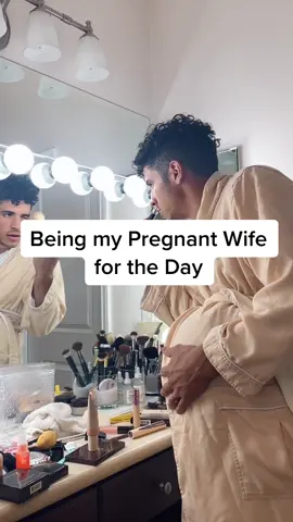 If I was my Pregnant Wife for a day #24hours #pregnant #wife #MomsofTikTok #husbandsoftiktok #babybump