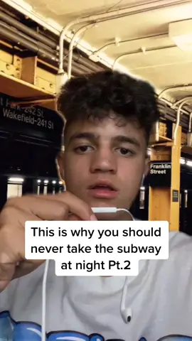 This is why you should never take the subway at night Pt.2 #fyp #foryou #scary
