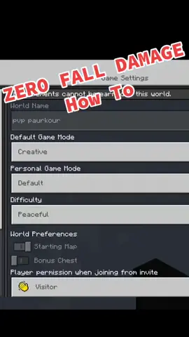 Zero fall damage is possible with this one move #Minecraftfall #minecraftfalling