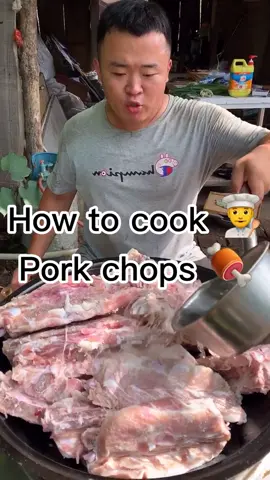 How to cook 👨‍🍳 pork chops 🍖#fyp #foryou #foryoupage #cook #cooking