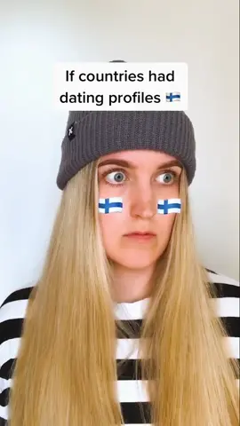 If countries had dating profiles; Finland 🇫🇮🌍 #tiktoksuomi #finland #dating #culture #foryou #datingculture #datingcountries