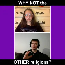 Why Christianity instead of the other religions? #question#answer#qanda#religion#jesus#christiantiktok#god#christianity#islam#buddha#hindu#bible#fyp#t