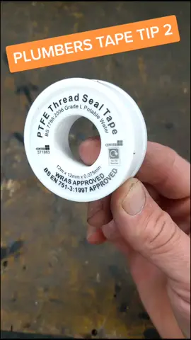 PTFE TAPE SKILLS PART DEUX. #colinfurze #LearnOnTikTok #plumbing #howto #skills