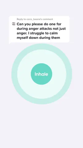 Reply to @coco_beana here is a short breath hold and long exhale to help #calm during #anger spells #loveyou #SmallBite #lax #breathe
