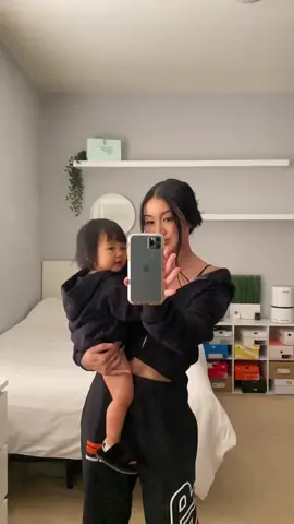 It’s Harley’s jaw drop at the end for me😂 #mirrortransition #OutfitChange #babiesoftiktok #fyp
