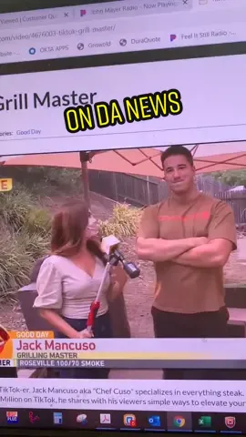 AYOO we made it one the news 👨🏼‍🦳 @gooddaysac thank you for helping me spread grilling knowledge to the people 🥩 #fyp #chefcuso #HomeCooking