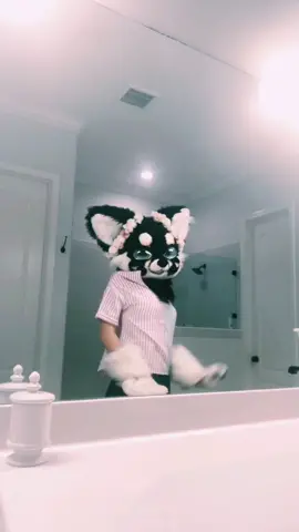What a mirror image 👀💕 #furry #furryfandom #fursuit #cutefurry #furries