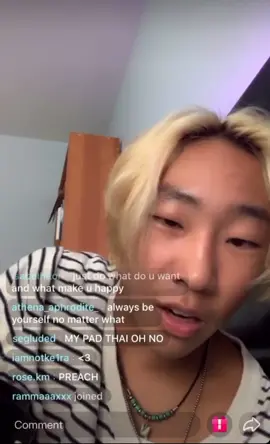 A lil clip from my live stream yesterday. I hope i can continue to make people smile and encourage them to be themselves.