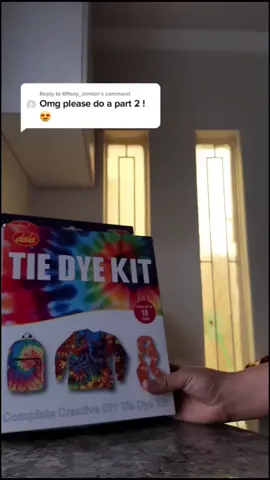 Part 2.2 actually. Unboxing my Tie dye kit 🤩. # fyp Reply to @tiffany_clinton
