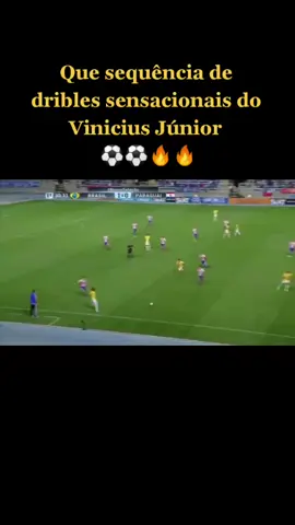 O @viniciusjunior humilhou o paraguaio nesse lance em, o que achou do drible? #viniciusjunior, #selecaobrasileira, #futebol, #chapéu, #dribles.