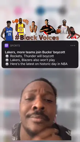 I really do appreciate the strength behind thes people. Especially after the “little boy” went and killed people #greenscreen #boycott #NBA #nottoday