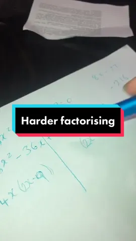 Factorising #fyp #maths