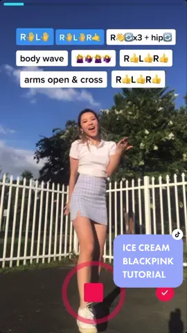 chorus 2 tutorial🥰 #blackpink #icecream #blackpinkicecream #icecreamblackpink #dancetutorials #tutorials #kpop #blackpinkofficial