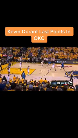 KD Last Points On The Oklahoma City Thunder.#fyp#foryou#foryoupage