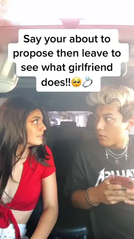 OMG her reaction was perfect!🙊 should I propose to her?👀💍 @aliyahm411 #ShowAndTell #TimeforTENET #AirheadsDitchChallenge #fyp #foryou #prank #lol
