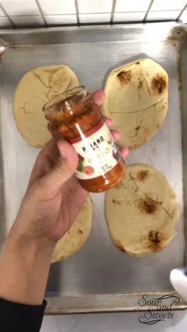 Mini pizza with naan flatbread #fy #fyp #fypchallenge #fypシ