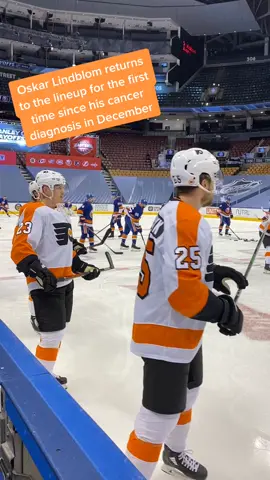 Oskar Lindblom returns to the @nhlflyers lineup! #StanleyCup #NHL #hockey #hockeytok #sports