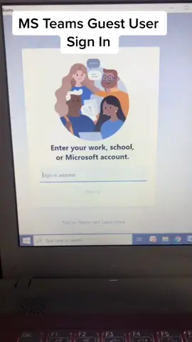 Signing into MS Teams as a guest on a desktop #techtecher #msteams #microsoftteams #distancelearning #remotelearning #tiktokteachers #edtech #trini