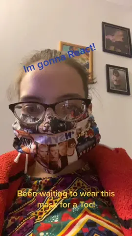 Wanted to represent #nysnc mask! And of course I reacted!