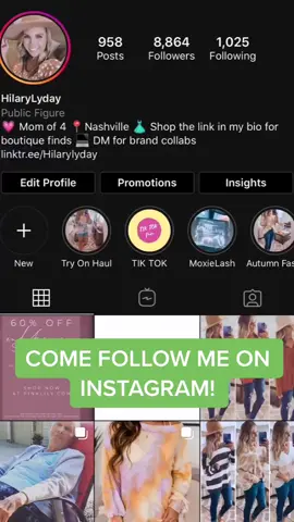 Come follow me on IG friends!! Help me get to 10K so I can start to link all my outfits for you!! #fashion #instagram #followme #MomsofTikTok
