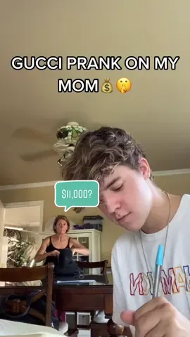 I told her I used her card to buy it-