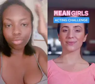 I woke up...unwrapped my hair and everything to do this 😂😂 #meangirls #ActingChallenge #fyp #foryoupage #viral #duet with @elianaghen