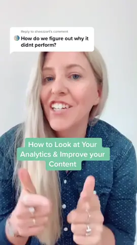 Reply to @sheezzart understanding your analytics and why your video didn’t perform #tiktokanalytics#contentcreationtips #contentking#moreviewsandlike