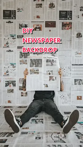 Whole lotta Newspapers! #TikTokFashionMonth #tutorial #fyp #staycreative #photography101