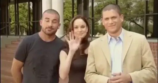 Love the behind the scenes 🤩🥺#prisonbreak #wentworthmiller #dominicpurcell #sarahwaynecallies #michaelscofield