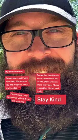 TW ⚠️ Ronnie killed himself on his FB live. Videos of it are on the Internet and being circled round on here. ⚠️  #suicideawareness  #fyp #foryou