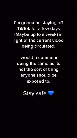 Stay safe everyone. #break #SelfCare #fyp