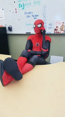 You know im just kidding 😁@kotjcosplay #newguy #bestfriendgoals #spiderman #deadpool #theboys