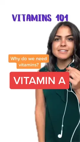 Why do we need vitamin A? #LearnOnTikTok #dietitian #healthtips